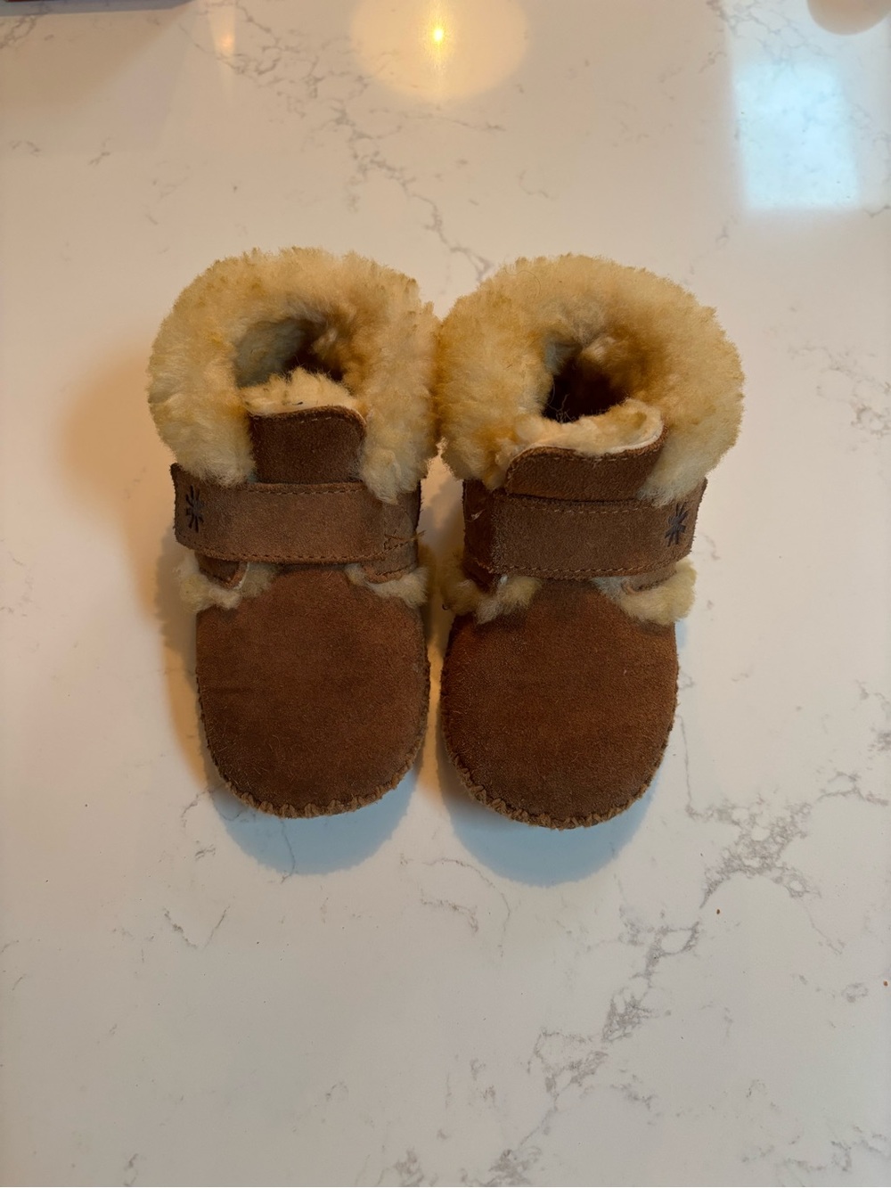 L.L. Bean Shearling-Lined Booties - Brown